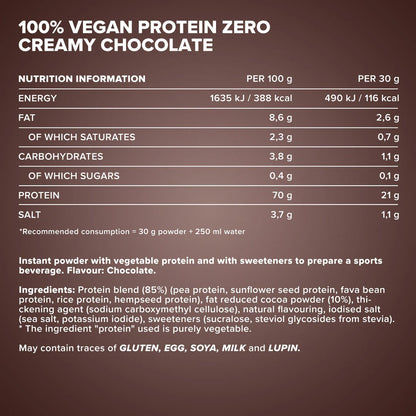 100% VEGAN PROTEIN ZERO | 500g