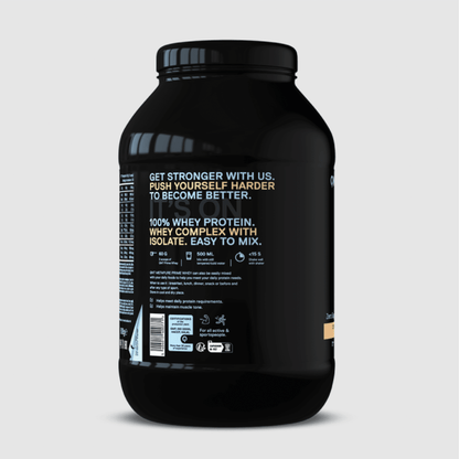 QNT PRIME WHEY PROTEIN Powder | 2000g | Multiple Flavors, 84% Protein, Low Sugar, High BCAA - QIMIA NUTRITION