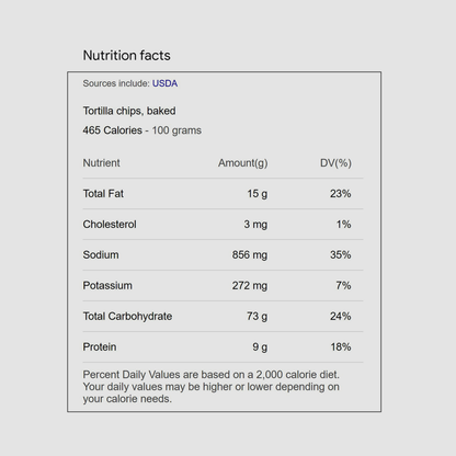 Protein Tortilla Chips | 50 g