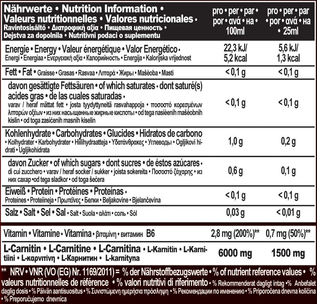 IRONMAXX CARNITINE PRO LIQUID by IRONMAXX - Premium WEIGHT CONTROL available at Qimia Nutrition UAE