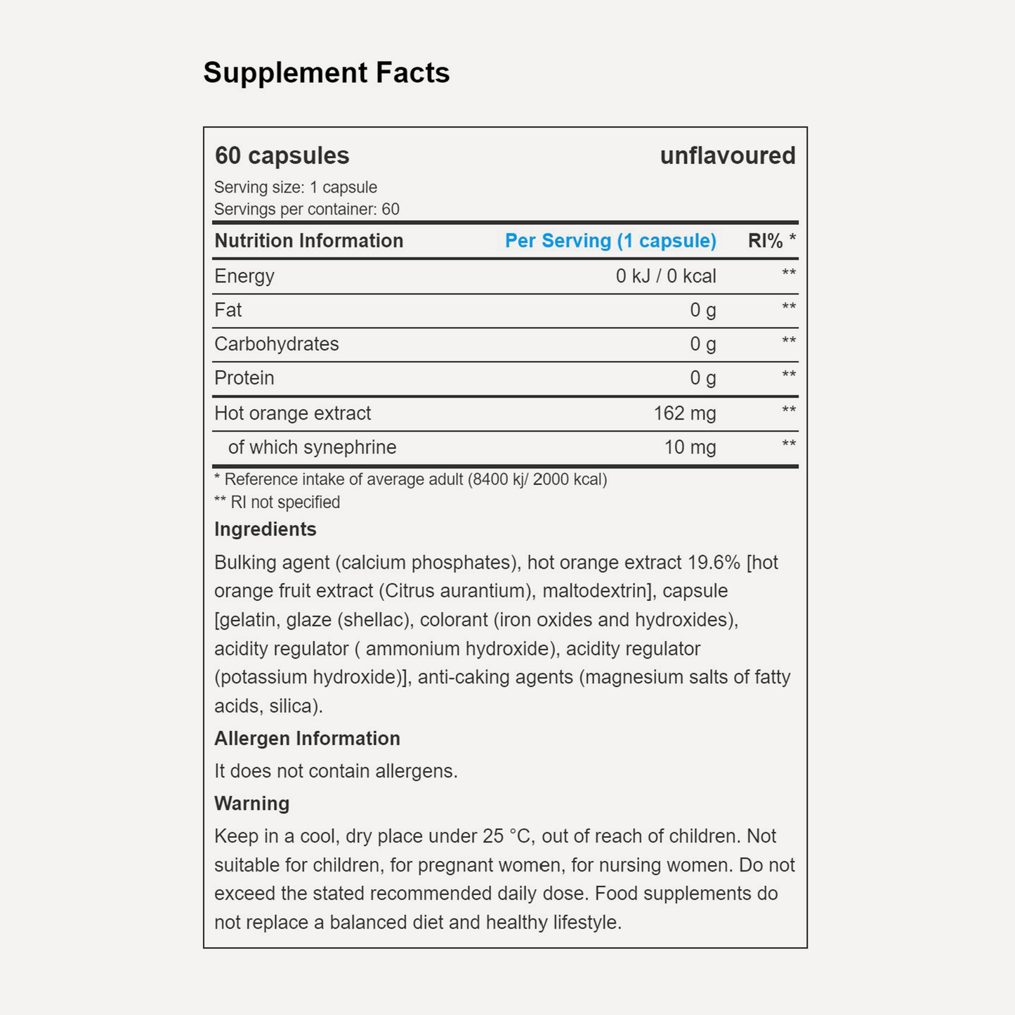 Synephrine | 60 capsules