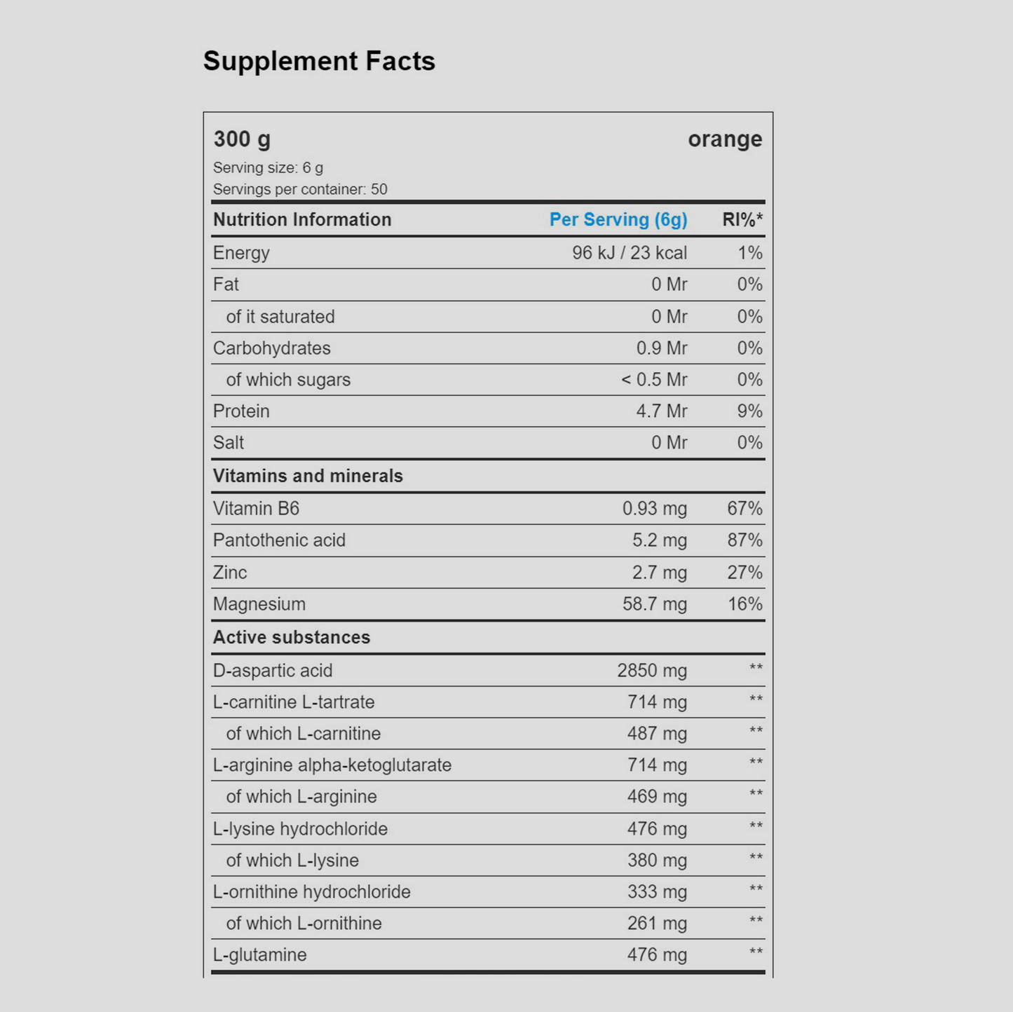 TST + GH optimizing beverage powder | 300 g