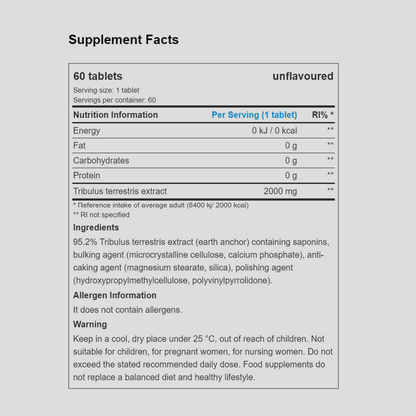 Tribooster | 60 tablets