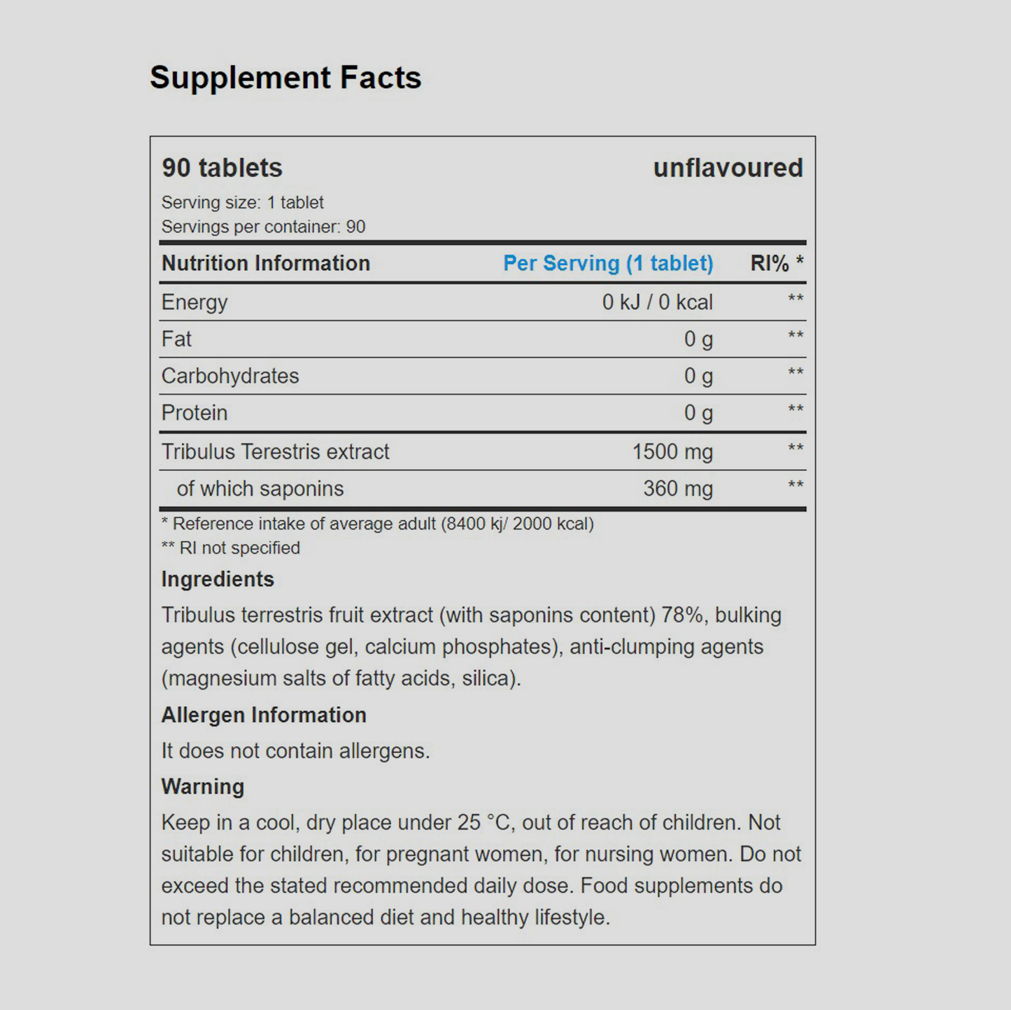 Tribulus Maximus | 90 tablets
