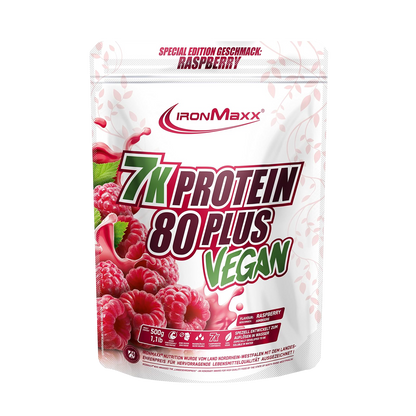 IRONMAXX VEGAN PROTEIN 7K - 80 PLUS | 500g by IRONMAXX - Premium VEGANS available at Qimia Nutrition UAE