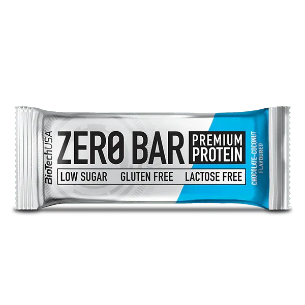 Zero Bar 50g, pack of 20 | Complex protein content - Qimia Nutrition