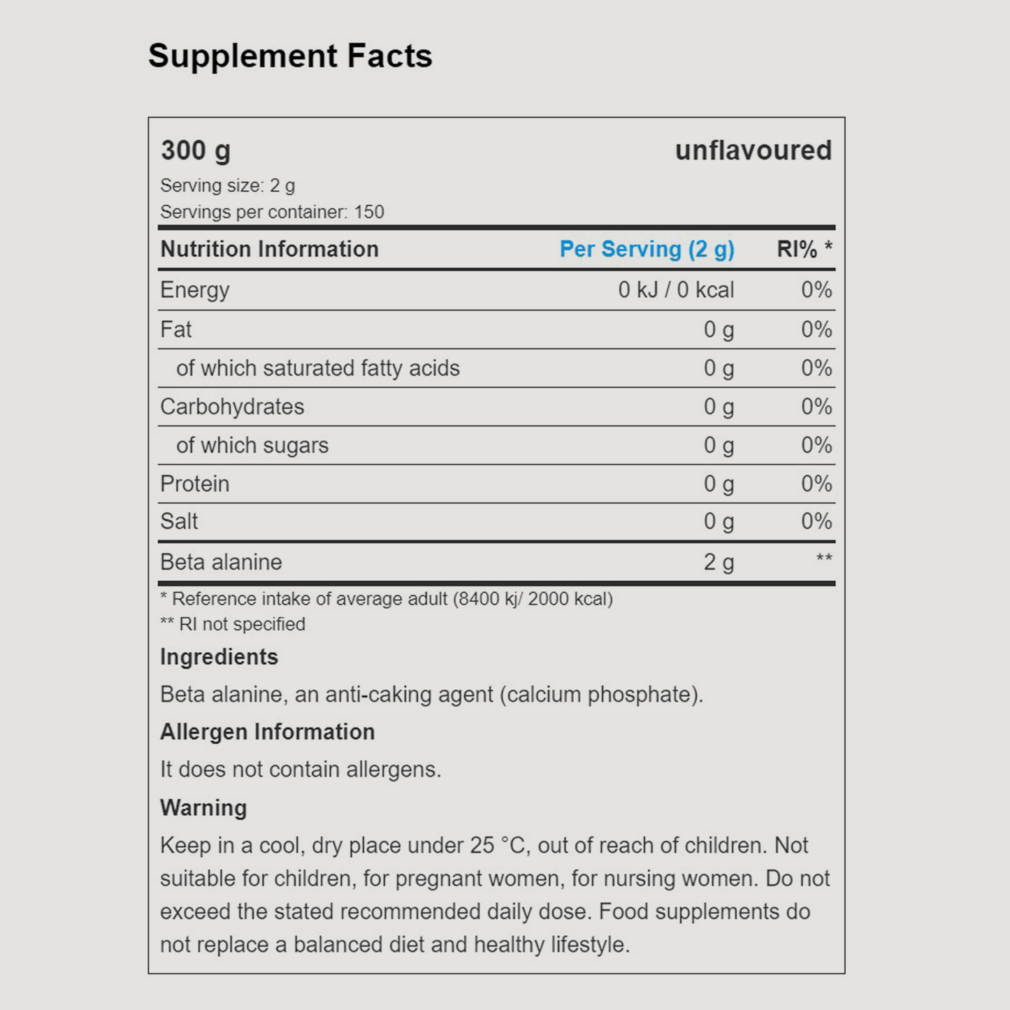 Beta Alanine | POWDER