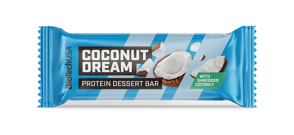 Protein Dessert Bar 50g, pack of 20 | Gluten and palm oil free protein bar - Qimia Nutrition