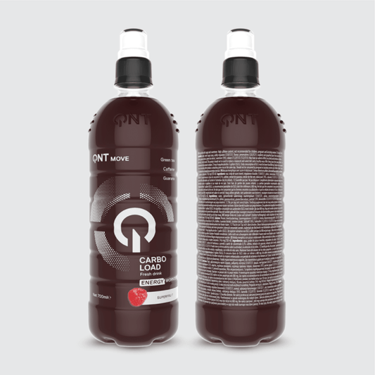 QNT CARBO LOAD | 12 x 700ml | Sparkling Performance & Endurance Drink - QIMIA NUTRITION