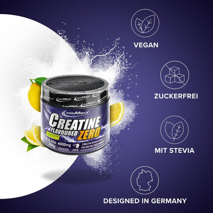 IRONMAXX CREATINE FLAVOURED ZERO | 250g by IRONMAXX - Premium CREATINES available at Qimia Nutrition UAE