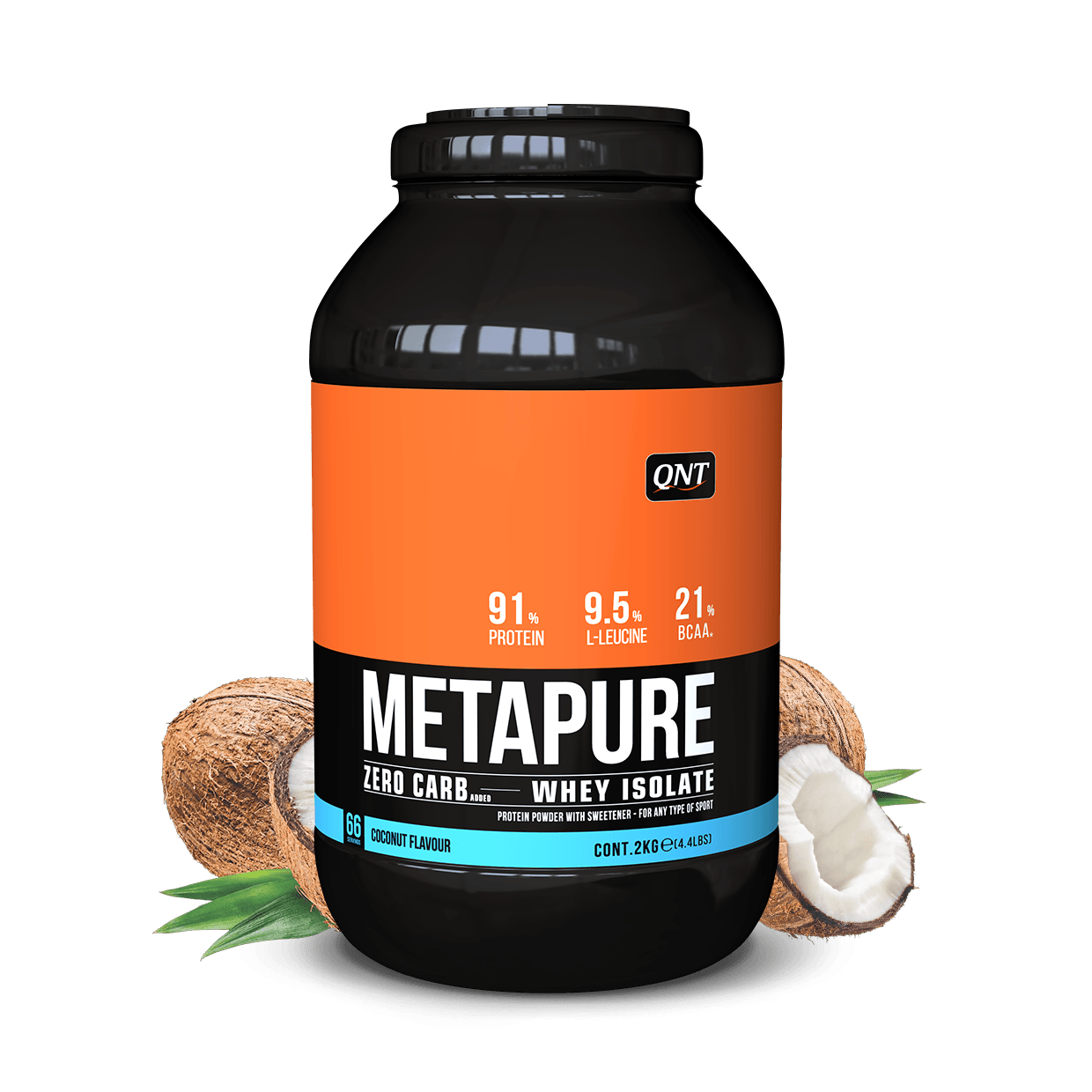 QNT METAPURE WHEY ISOLATE ZERO CARB Protein Powder | 2000g | 90% Isolate - multiple flavours - QIMIA NUTRITION