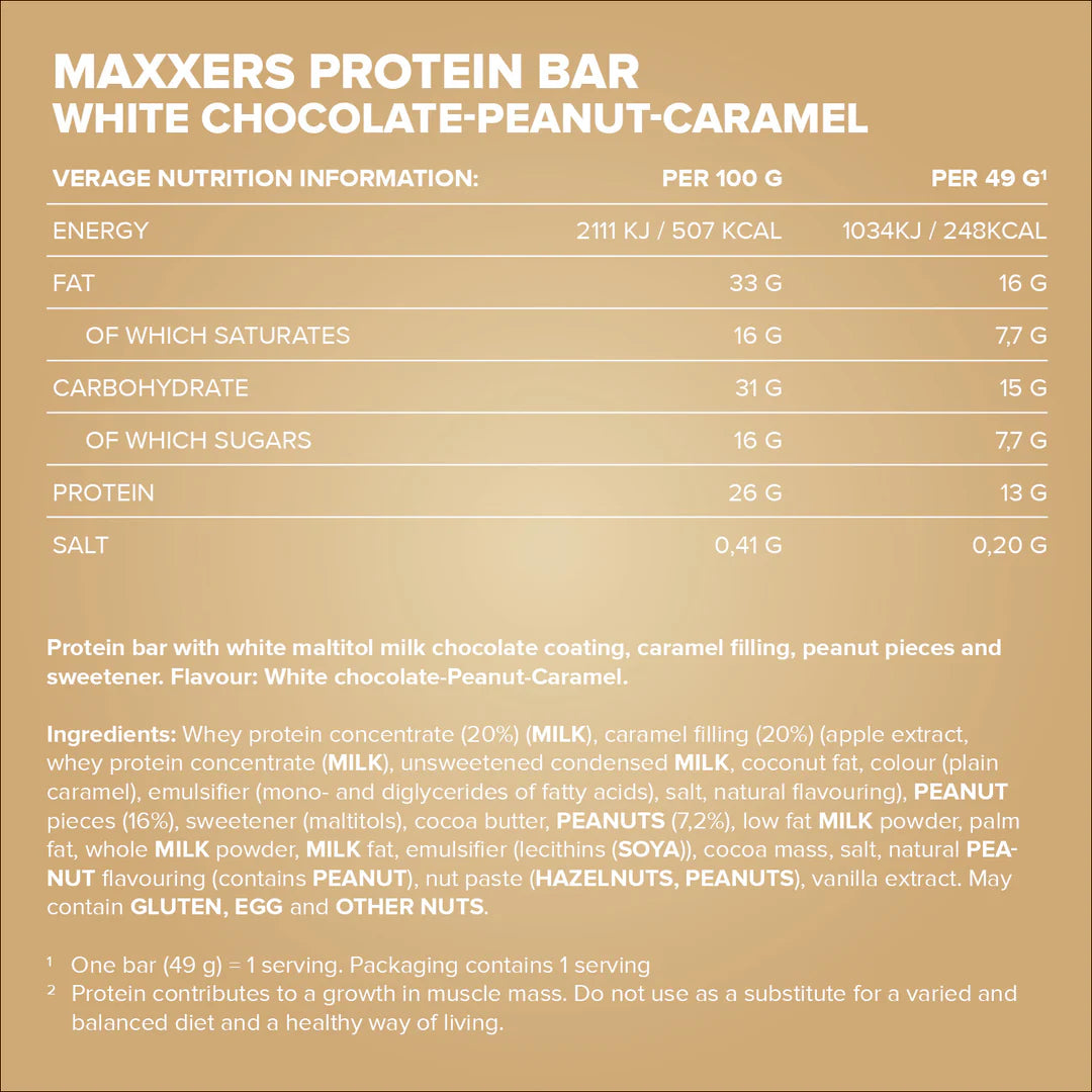Maxxers | 49g | No Added Sugar Protein Bar