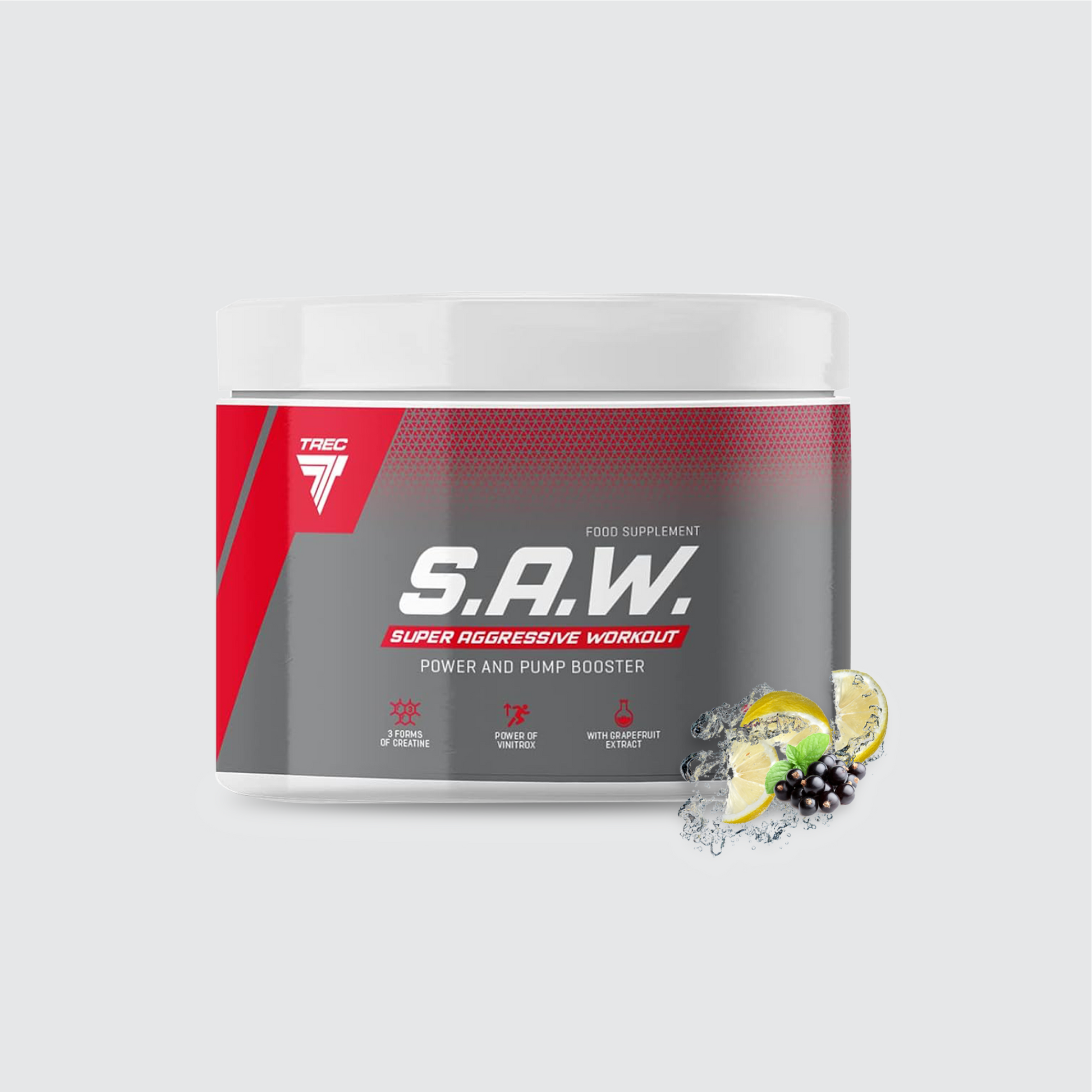 TREC NUTRITION S.A.W. Pre-Workout POWDER | 200g by TREC - Premium ENERGY BOOSTERS available at Qimia Nutrition UAE