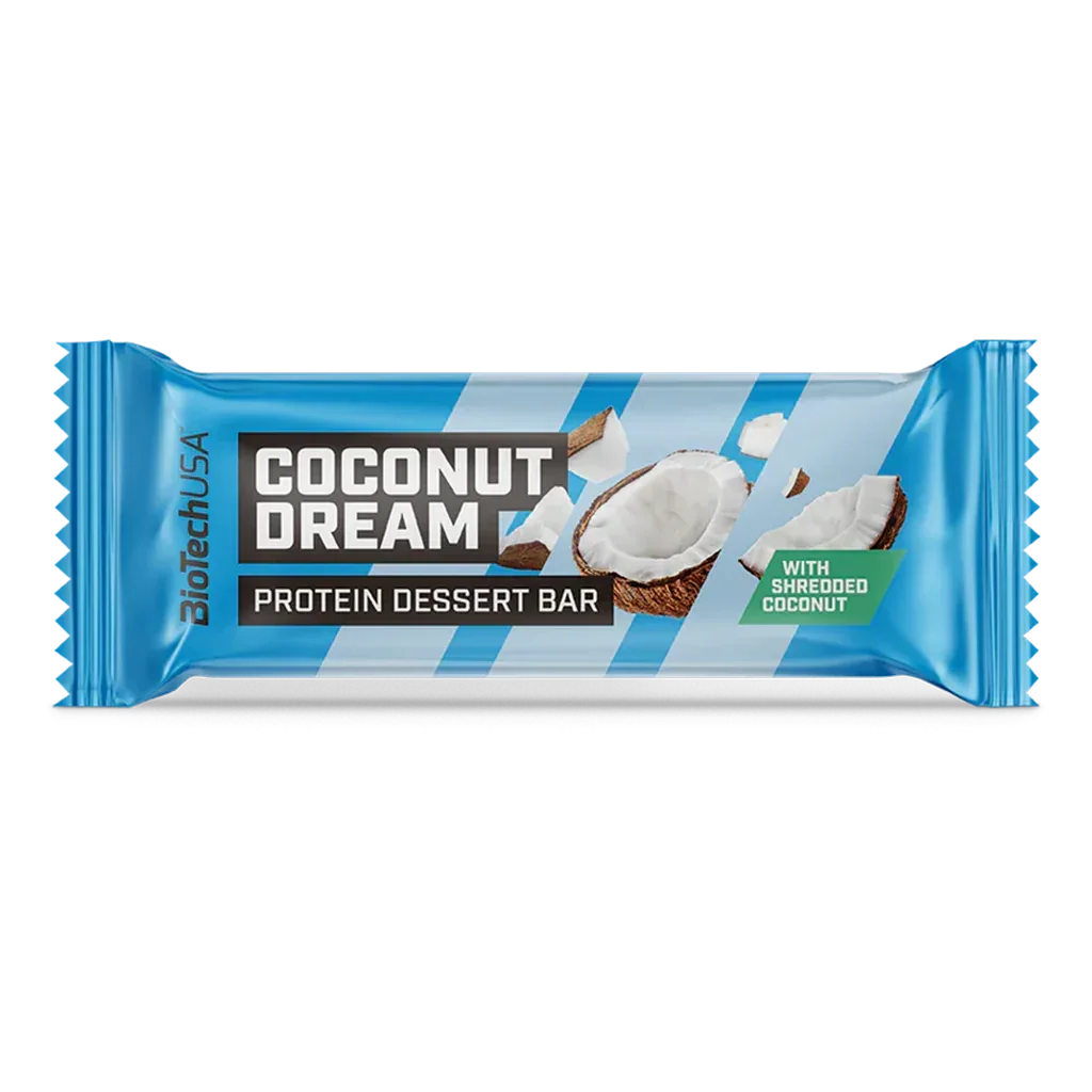 Protein Dessert Bar 50g, pack of 20 | Gluten and palm oil free protein bar - Qimia Nutrition