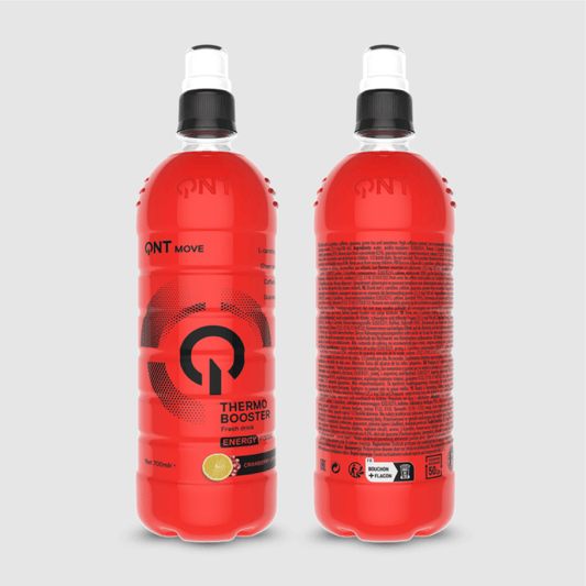 QNT THERMO BOOSTER | 12 x 700ml Bottles | Zero Sugar Energy Drink - QIMIA NUTRITION